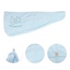 Unique Bargains Water-absorbent Cartoon Dog Embroidery Hair Towel 1 Pc - 3 of 3