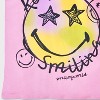 Girls' SmileyWorld Tote Bag - Pink: Cotton Shoulder Strap, Smiley Face Pattern, Lightweight Woven Handbag - 4 of 4