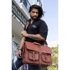 Leather Messenger Bag for Men, 18 Inch Laptop Crossbody, Handmade Leather Shoulder Satchel Bag - 4 of 4