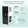 8000 BTU Portable Air Conditioner, 4-in-1 AC with Cooling, Fan & Dehumidifier, Sleep Mode, Remote Control, Easy Setup for Rooms Up to 350 Sq. Ft. - 4 of 4