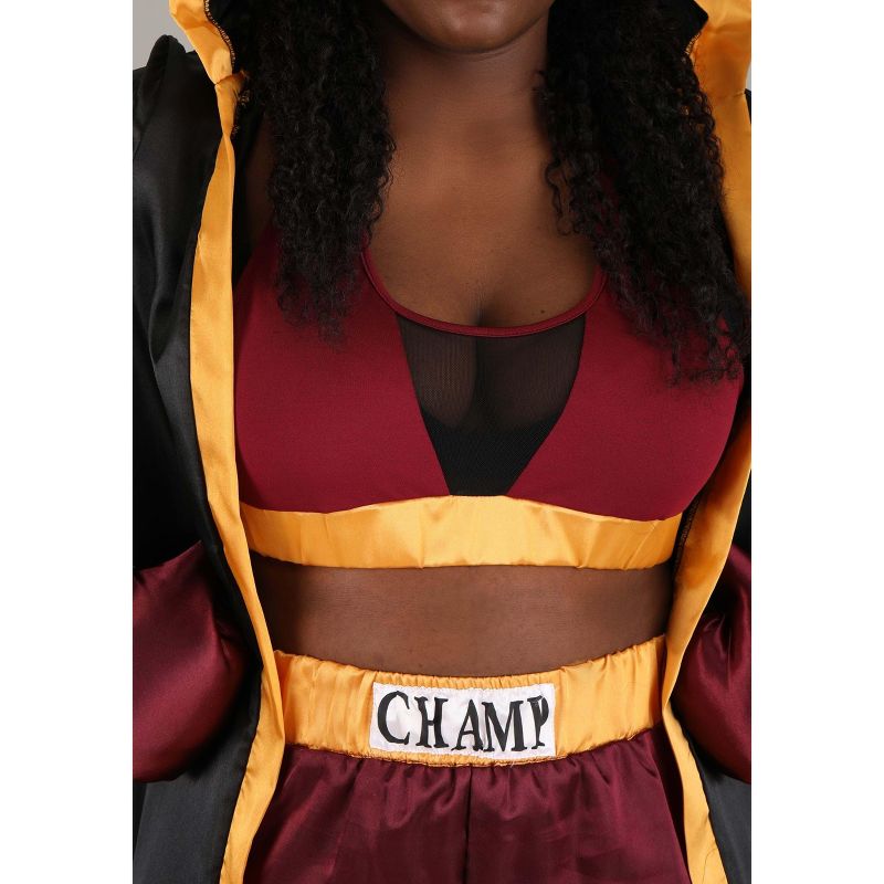 HalloweenCostumes.com Women's Adult Tough Boxer Costume, 4 of 6