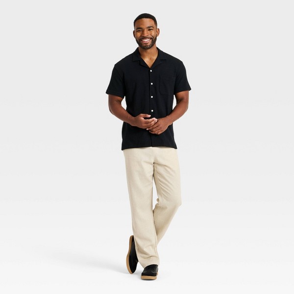 Camisa de punto de manga corta para hombre, estilo camp - Goodfellow & Co™ 3