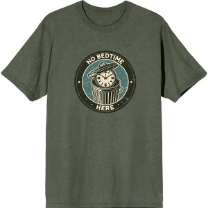 No Bedtime Here
 Adult Crew Neck Short Sleeve Tee - 1 of 3