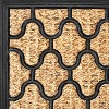 Kate Aurora Madison Chain Link Designed Coir Bristled Outdoor All Season Welcome Mat With Rubber Trim - 18"x30" - 2 of 4