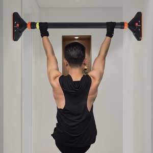 Coucheta Heavy Duty Pull Up Bar for Doorway, No Screws Home Gym Chin Up Bar with Safety Lock and Adjustable 29"-38" Width, Max Load 660 LBS - 1 of 4