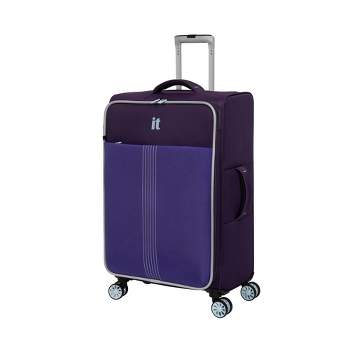 it luggage Filament Softside Medium Checked Expandable Spinner Suitcase - Purple