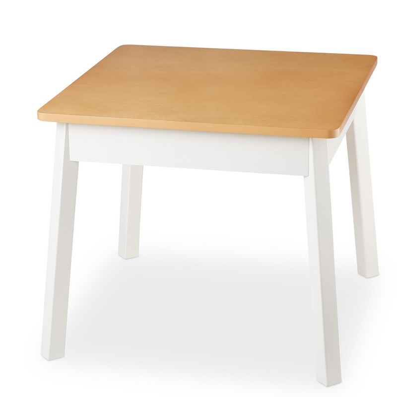 Melissa &#38; Doug Wooden Square Table - White/Natural, 1 of 6