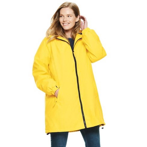 Plus size yellow raincoat hot sale
