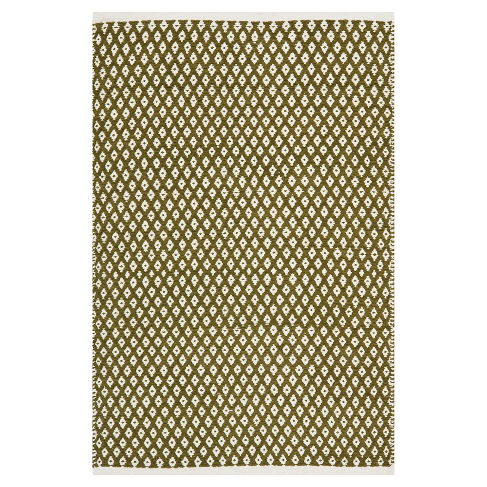 4'x6' Ramona Area Rug Olive - Safavieh