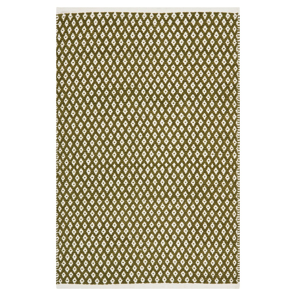 4'x6' Ramona Area Rug Olive - Safavieh