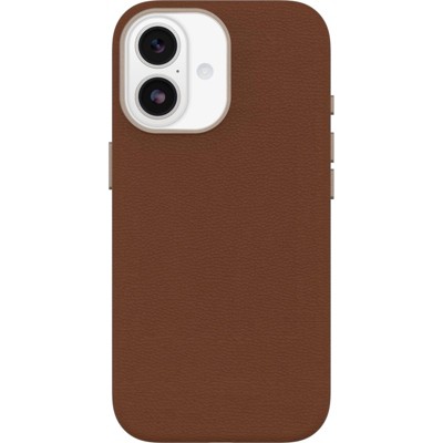 OtterBox Apple iPhone 17 Symmetry Series Cactus Leather Case for MagSafe with Camera Control - Desert Saddle