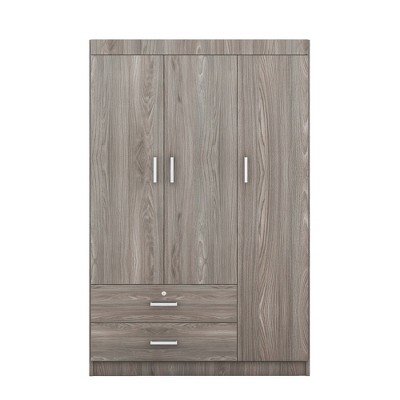 NicBex 68.20"H Armoire Wardrobe Closet Storage Cabinet with 3 Doors & Shelves & 2 Drawers for Bedroom