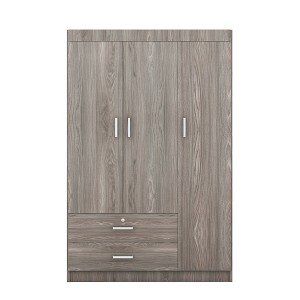 NicBex 68.20"H Armoire Wardrobe Closet Storage Cabinet with 3 Doors & Shelves & 2 Drawers for Bedroom - 1 of 4