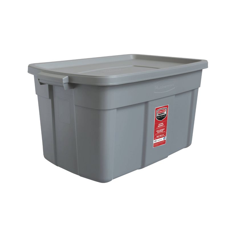 Rubbermaid 31gal Roughneck Storage Tote Gray, 1 of 11
