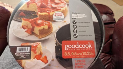 Goodcook Mega Grip Set Of 3 Nonstick Steel Multipurpose Cookie