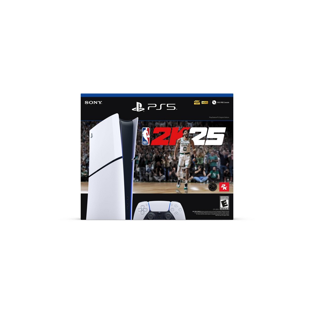 Photos - Gaming Console PlayStation 5 Digital Console Slim NBA 2K25 Bundle