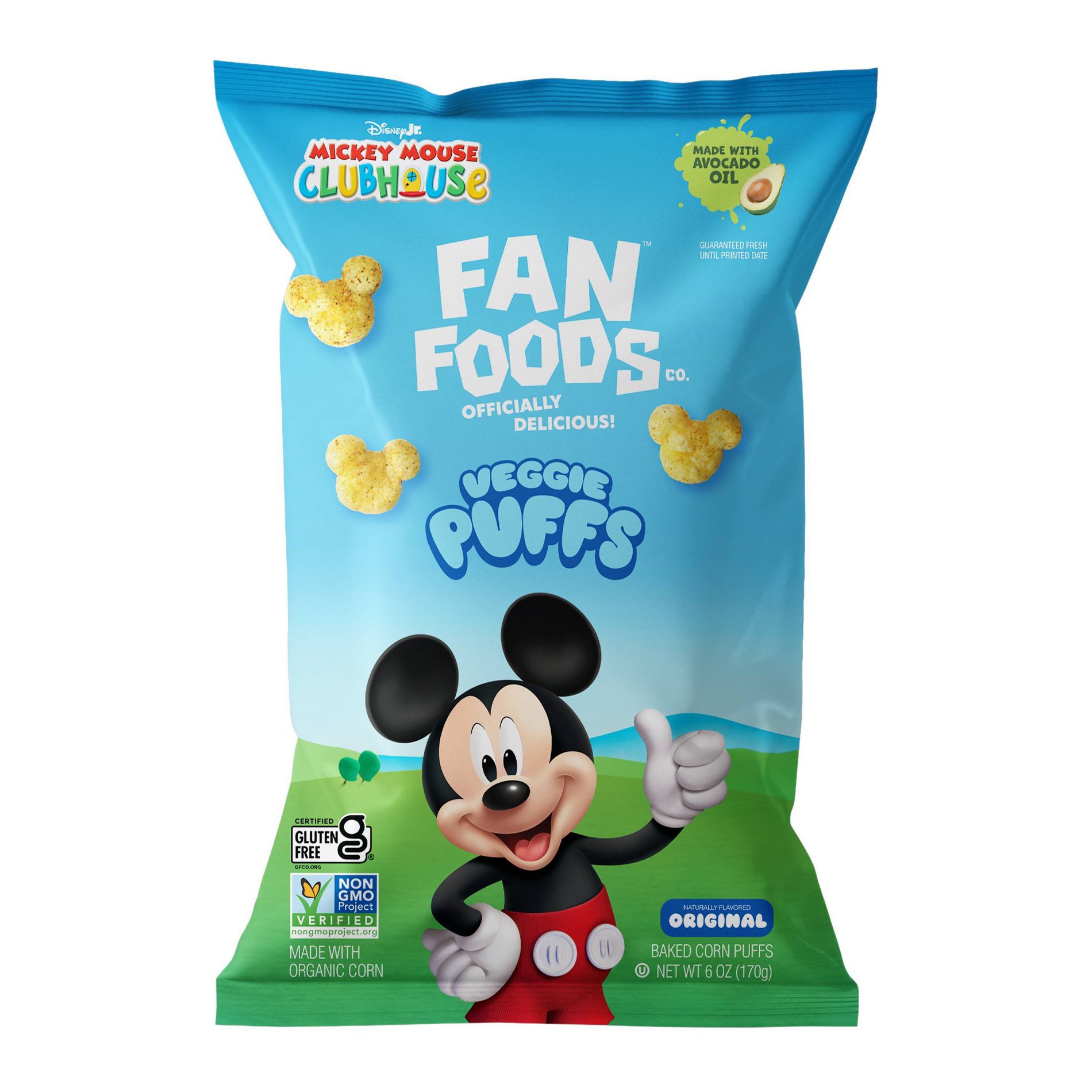 Fan Foods Mickey Veggie Puffs - 6oz