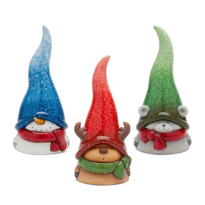 Melrose Terracotta Winter Animal Decor (Set of 3)