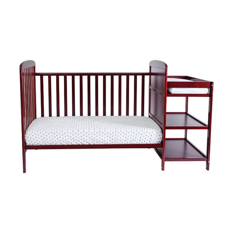 Suite Bebe Ramsey 3-in-1 Convertible Crib and Changer Combo - Cherry, 5 of 7