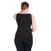 Women's Natural Compact Boat Neck Tank - Undersummers - 3 of 3