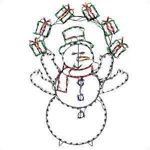 ProductWorks Pro-Line LED AnimotionYard Decoration Outdoor Indoor Holiday Lawn Ornament Decoration with Lights and Stakes - 1 of 4