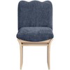 Meridina Furniture,Shaw Navy Chenille Fabric Upholstered Dining Chair - 2 of 4