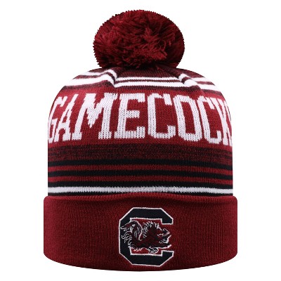 NCAA South Carolina Gamecocks Men's Rupture Knit Cuffed Beanie with Pom