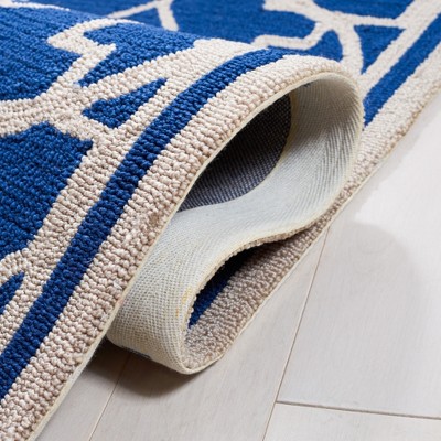 Ivory Floral Symphony Hand-Knotted Easy-Care Area Rug