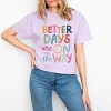 Simply Sage Market Better Days Are On The Way Boxy Crop Top - 2 of 4