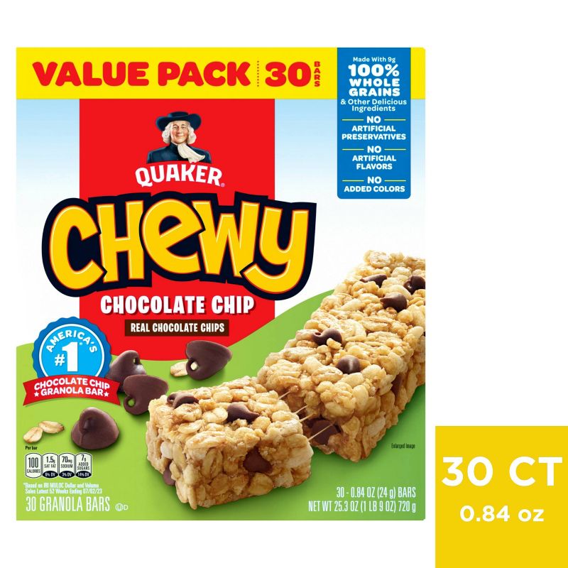 Quaker Chewy Chocolate Chip Granola Bars, 5 of 9