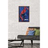 Trends International Marvel Spider-Man: World Of Webs - Posing Framed Wall Poster Prints - 2 of 4