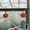 Northlight Jack O' Lantern LED Mini Halloween Lights - Orange - 6' Black Wire - 10ct - 4 of 4