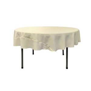 Slickblue Polyester Poplin Round Tablecloth 41 Different Colors 7 Sizes - 1 of 1