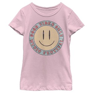 Girl's Lost Gods Good Vibes Only Music Festival T-Shirt - 1 of 4