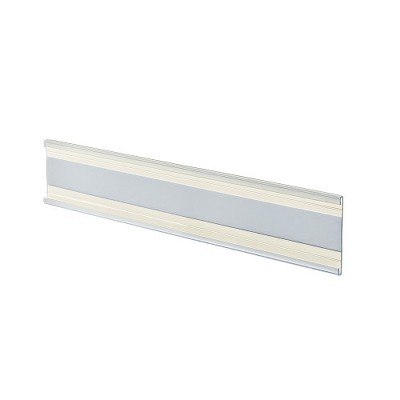 Azar Displays 8.5" W x 2" H Adhesive-back Acrylic Wall Nameplate, 10-Pack