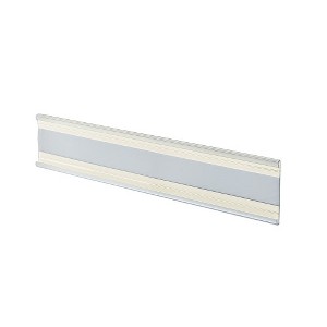 Azar Displays 8.5" W x 2" H Adhesive-back Acrylic Wall Nameplate, 10-Pack - 1 of 4