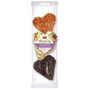 A&E Cage Company Vita Herbal Hearts Mix Variety Pack Guinea Pig, Rabbit, Rat, Gerbil, Mouse and Hamster Treats - 0.26lb/3pk - 1 of 4