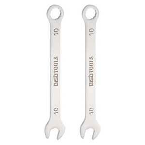 Unique Bargains 3Cr13 Stainless Steel Metric Thin Combination Wrenches 2 Pcs - 1 of 4
