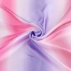 Elerevyo Women Colorful Gradient Striped Printed Square Satin Silky Neck Scarves 27.6"x27.6" 1 Pc - 4 of 4
