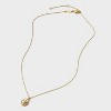 Tiny Tags 14K Gold Ion Plated with Mother of Pearl Inlay Cross Pendant Necklace - Gold - 2 of 4