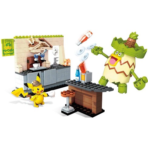 Mega Construx Pokmon Detective Pikachu Hi Hat Caf Building Set