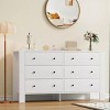 Whizmax 6 Drawer Dresser for Bedroom, Modern Double Dresser Organizer with Storage Drawers, Wooden Chests of Drawers for Bedroom, Hallway - 2 of 4
