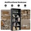 CAVINAS Bookcases for Living Room 53" H Floor Standing Open Bookcase with 5-Shelf for Office Storage - 3 of 4