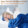 Tirrinia Heated Blanket, Wearable Electric Blanket, Plush Fleece Heating Blanket, Electric Throw Blanket for 5 Heating Levels, Winter Gifts - 3 of 4