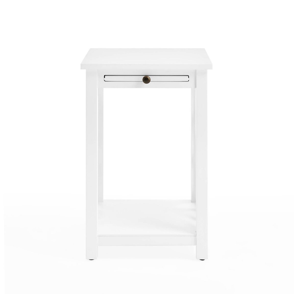 36" Middlebury Coffee Table with Drawer and 2 End Tables with Tray Shelf White - Alaterre Furniture - thumbnail 8