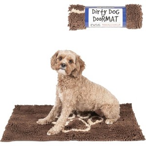 Dog Gone Smart Dirty Dog Doormat - Fast Drying Rug for Clean Floors - Super Absorbent Mat for Muddy Paws - 1 of 4