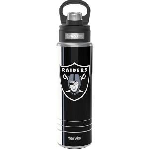 NFL Las Vegas Raiders Final Score Stainless Steel Wide Mouth Water Bottle - 24oz: BPA-Free, Leakproof, Portable Drinkware - 1 of 3