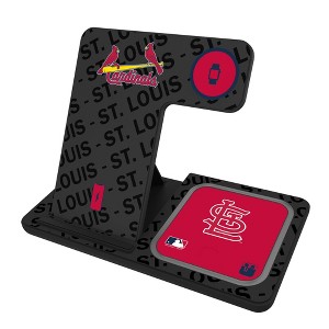 MLB National League Teams Monocolor Tilt 15-Watt 3 in 1 Charging Station - 1 of 4