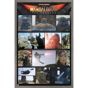 Trends International Star Wars: The Mandalorian Season 2 - Chapter 14 Grid Framed Wall Poster Prints - 1 of 4