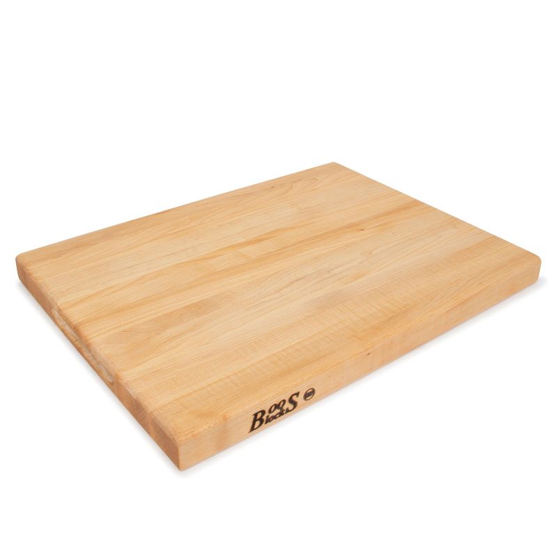 John Boos Wide 1.5 Inch Thick Reversible Cutting Board Block with Two Sided Hand Grips , 18 x 12 x 1.5 Inches, 1 of 8